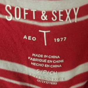 american eagle striped t shirt